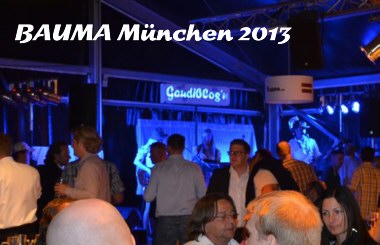 Bayerische Partyband "Münchner Gaudiblosn" auf der BAUMA Messe 2013